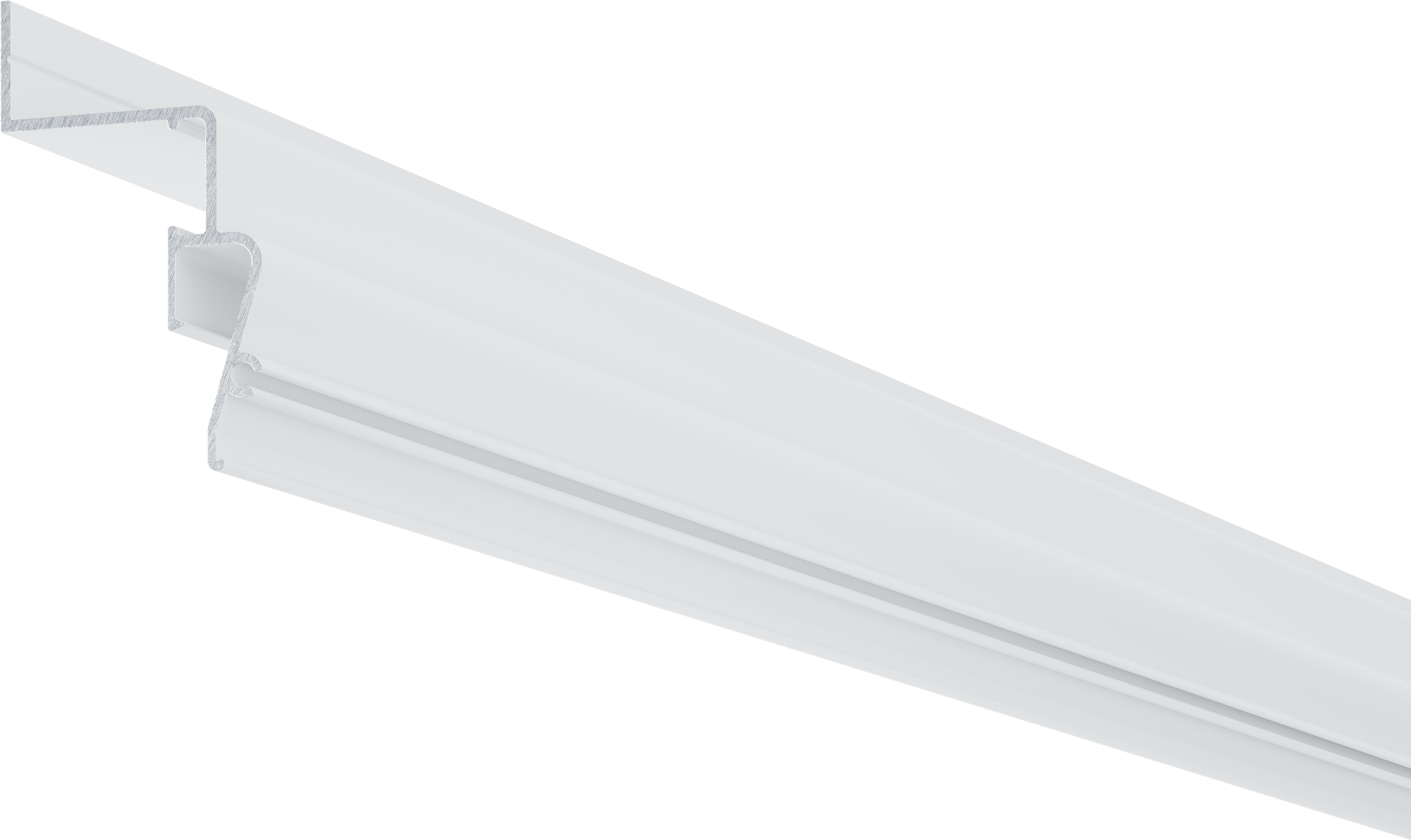 Профиль ALTEZA Contour-Pro LED стеновой парящий под рассеиватель Без окраса (2,0м)